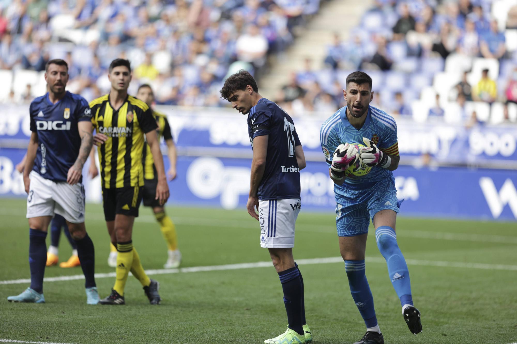 En imágenes: Así fue el partido entre el Real Oviedo y el Zaragoza en el Tartiere