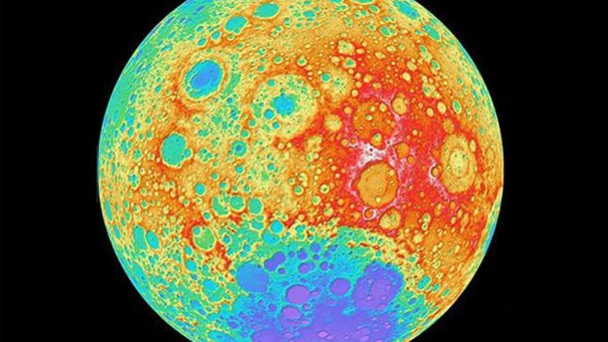 La NASA crea el mapa lunar topográfico más exacto