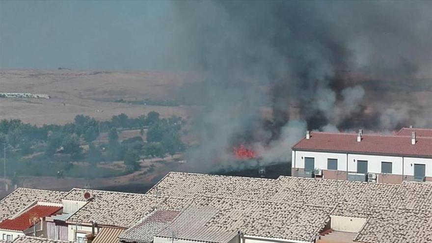 Declarado un nuevo incendio entre Cáceres el Viejo y San Jorge