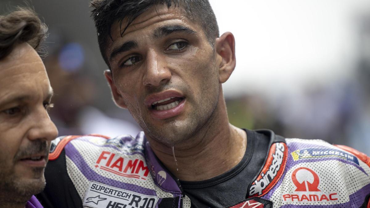 Jorge Martín estuvo a punto de desmayarse nada más cruzar la meta de Buddh.