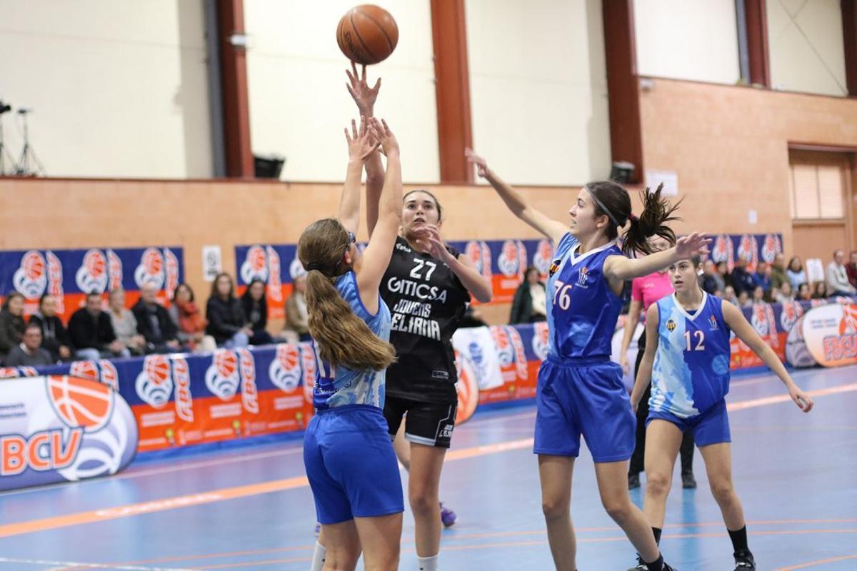 En la primera semifinal de la Copa Júnior Femenino Preferente el Giticsa Jovens L’Eliana cayó por 31-71 ante el NBF Castelló.