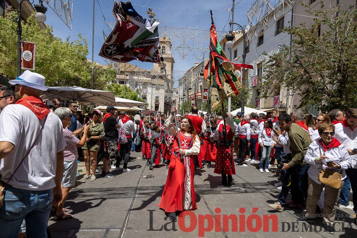 Moros y Cristianos en la mañana del dos de mayo en Caravaca