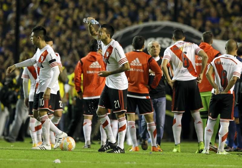 Fotogalería del incidente en el Boca Juniors-River Plate