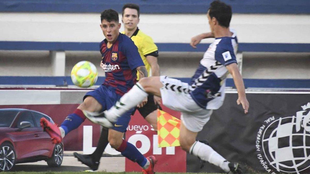 Dani Morer dejó el Barça B para jugar en Portugal con el Famalicao