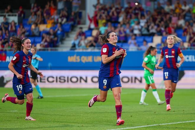 Liga F: FC Barcelona - Betis, el partido de despedida de Sandra Paños, Mariona Caldentey y Jonatan Giráldez, en imágenes