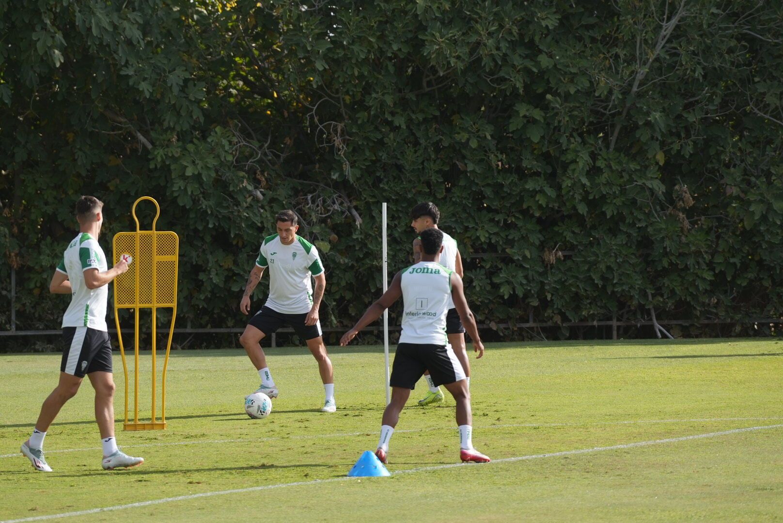 El primer entrenamiento del Córdoba CF en su séptima semana de Liga, en imágenes 