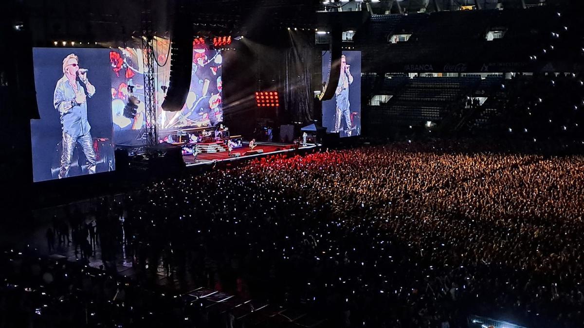 Concierto de Guns N' Roses en Balaídos el pasado lunes