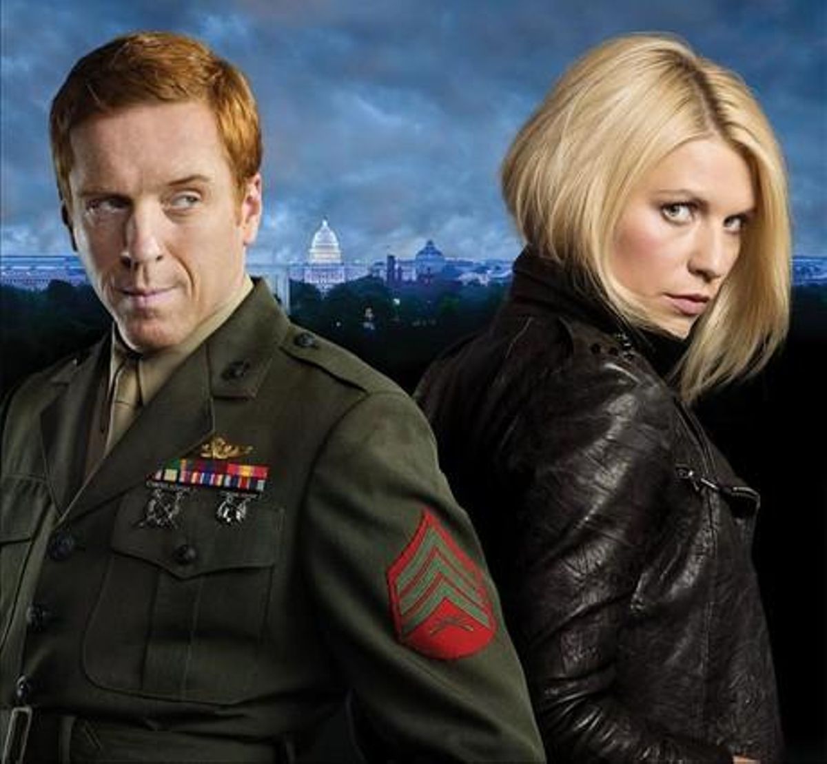 Damian Lewis i Claire Danes, protagonistes de la sèrie ’Homeland’. Damian Lewis i Claire Danes, protagonistes de la sèrie ’Homeland’.
