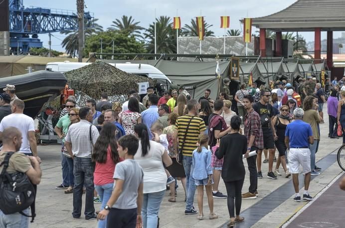 LAS PALMAS DE GRAN CANARIA A 03/06/2017. Día de las Fuerzas Armadas en Plaza de las Islas Canarias. FOTO: J.PÉREZ CURBELO