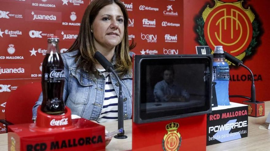 La presidenta de la Federació de Penyes, Rosa Planas, ayer.