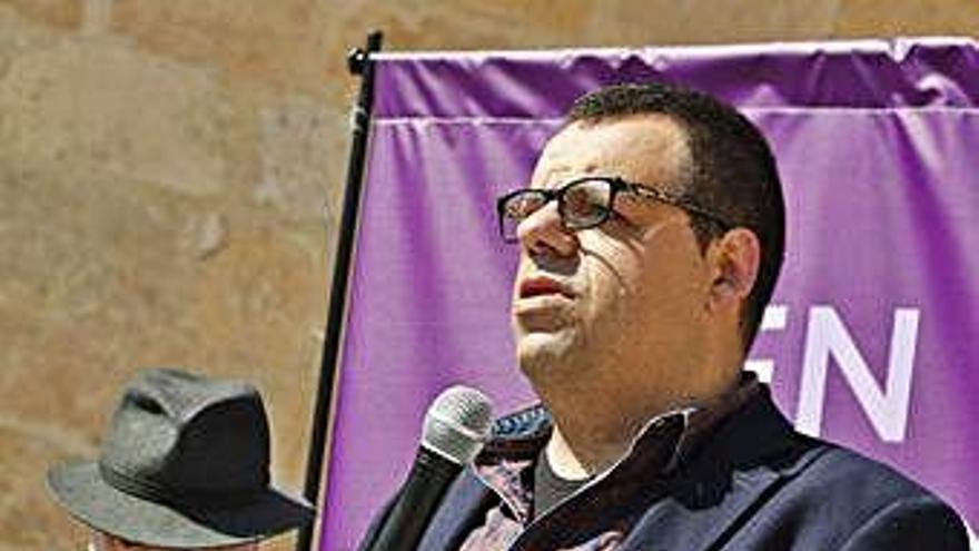 Presentación de los candidatos de Unidas Podemos en Zamora.