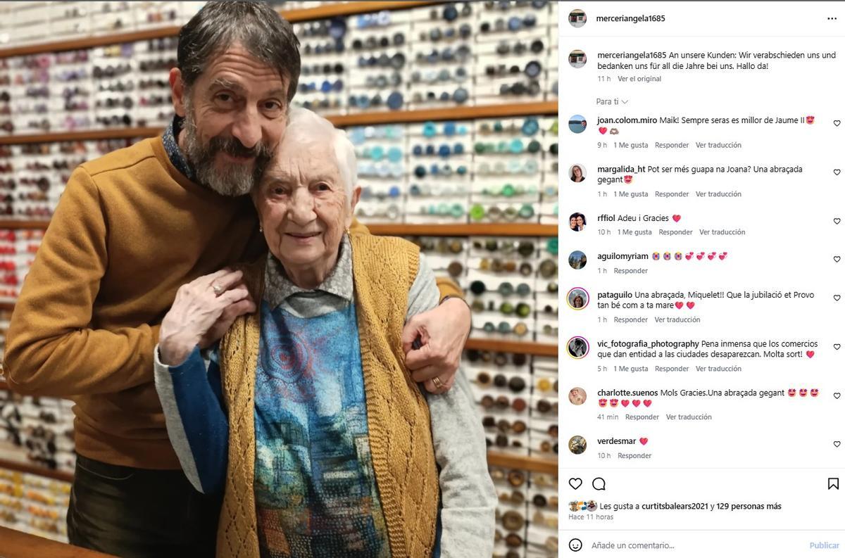 Ein Traditionsgeschäft verabschiedet sich auf Instagram.