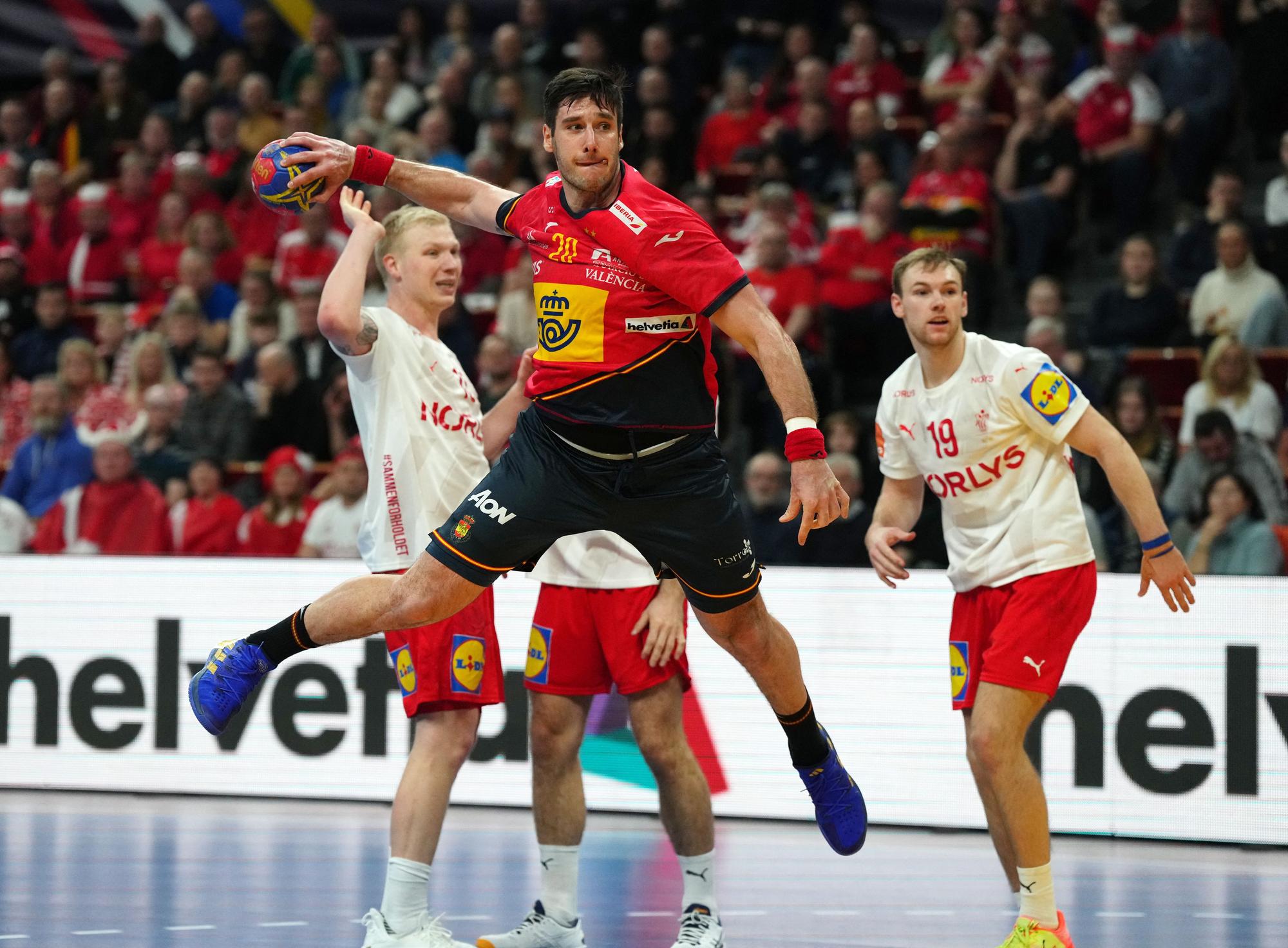 Semifinal del Mundial de balonmano 2023 entre España y Dinamarca