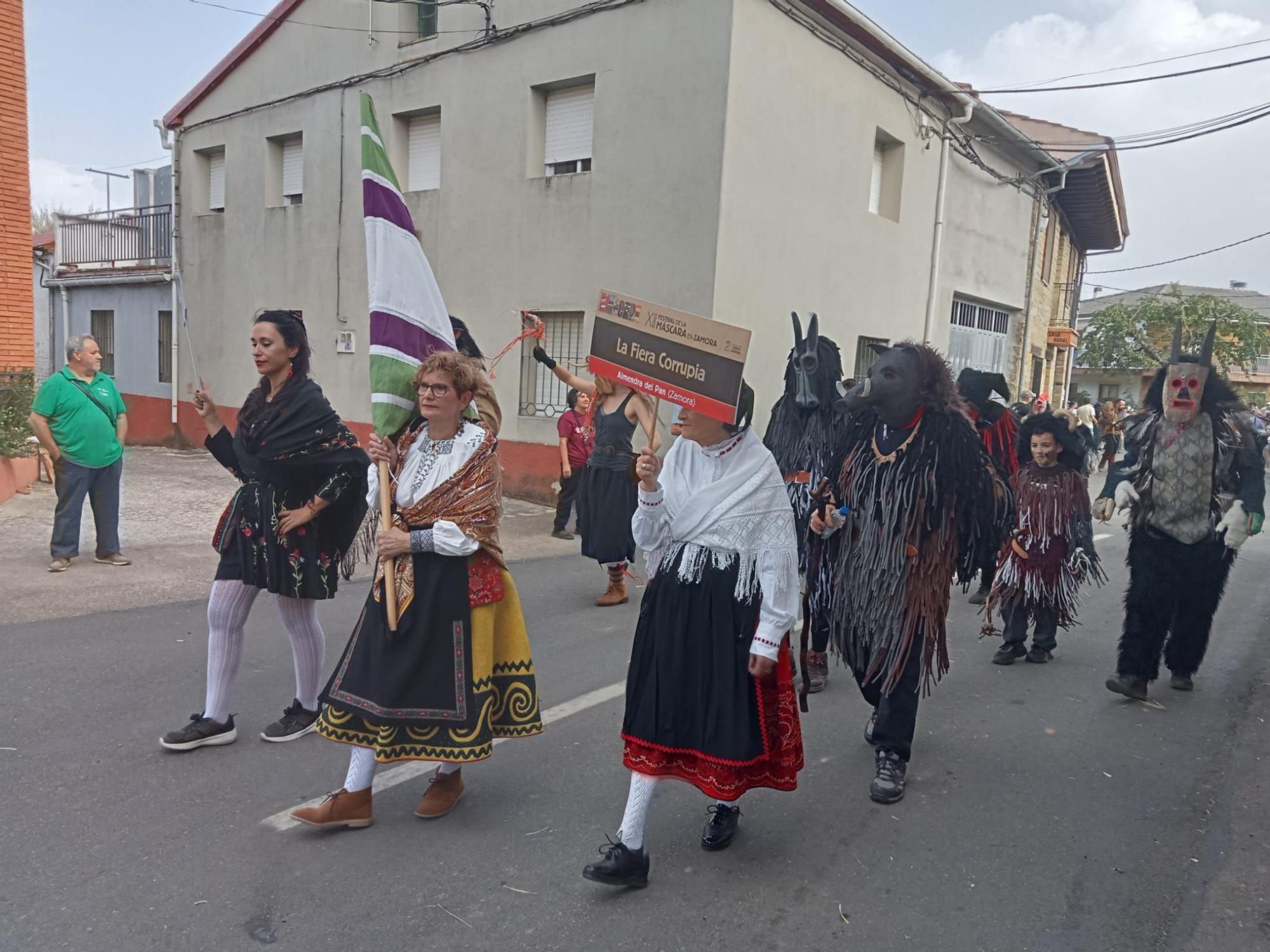 Las mascaradas zamoranas exaltan su autenticidad en Pobladura de Aliste