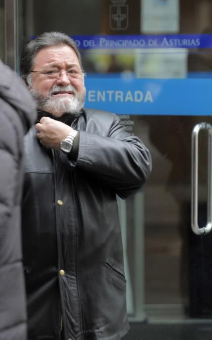 Declaraciones en los juzgados de Oviedo por la querella del SOMA contra Villa