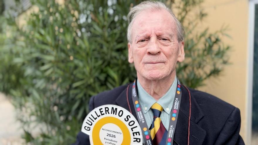 VÍDEO | Guillermo Soler 'Willy' recibe el premio Horeca 2026 de Periodismo y Cultura