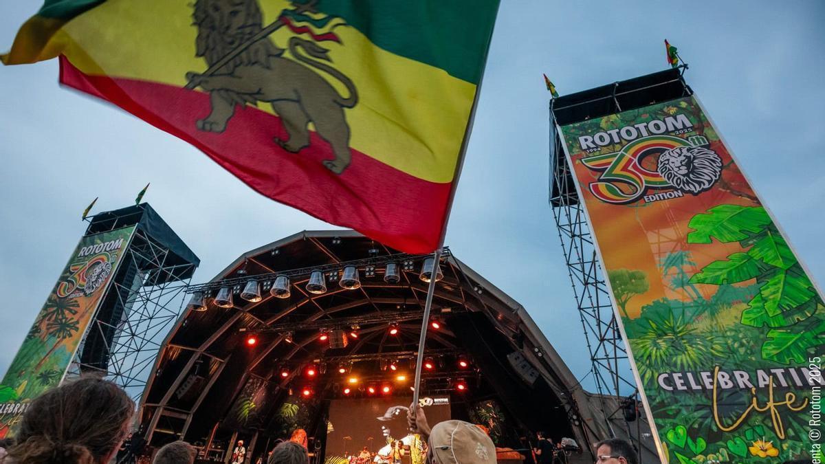 Una imagen del Rototom de 2025.