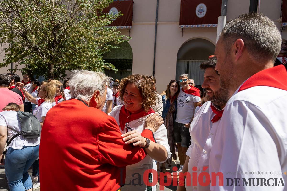 Moros y Cristianos en la mañana del dos de mayo en Caravaca