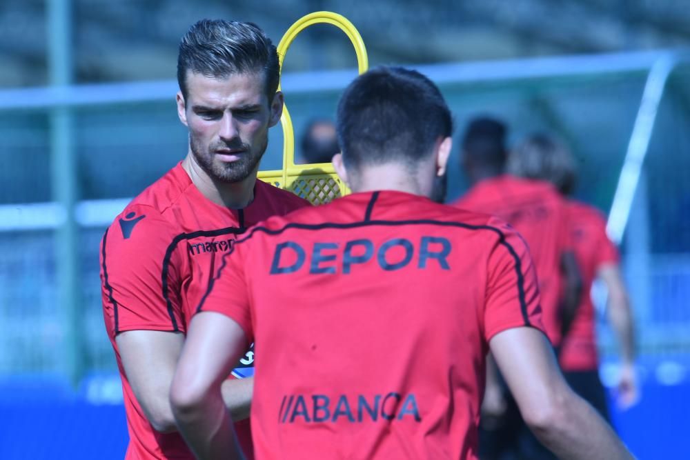 La plantilla deportivista ha tenido este viernes, 13 de julio de 2018, doble sesión de entrenamiento.