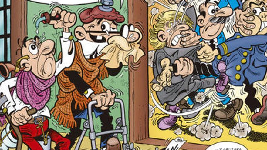 Portada del nuevo cómic de Mortadelo y Filemón.