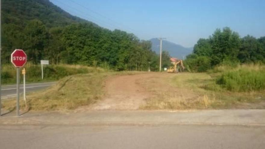 Nou carril bici a la Vall de Bianya