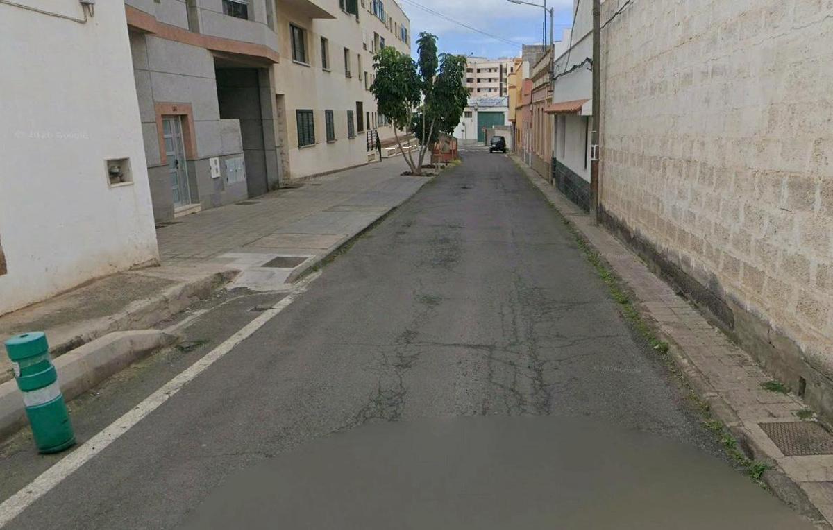 Una de las calles de Gáldar que será objeto del plan de asfaltado del Ayuntamiento.
