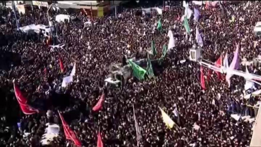 Multitudinario homenaje en Irán a Soleimani