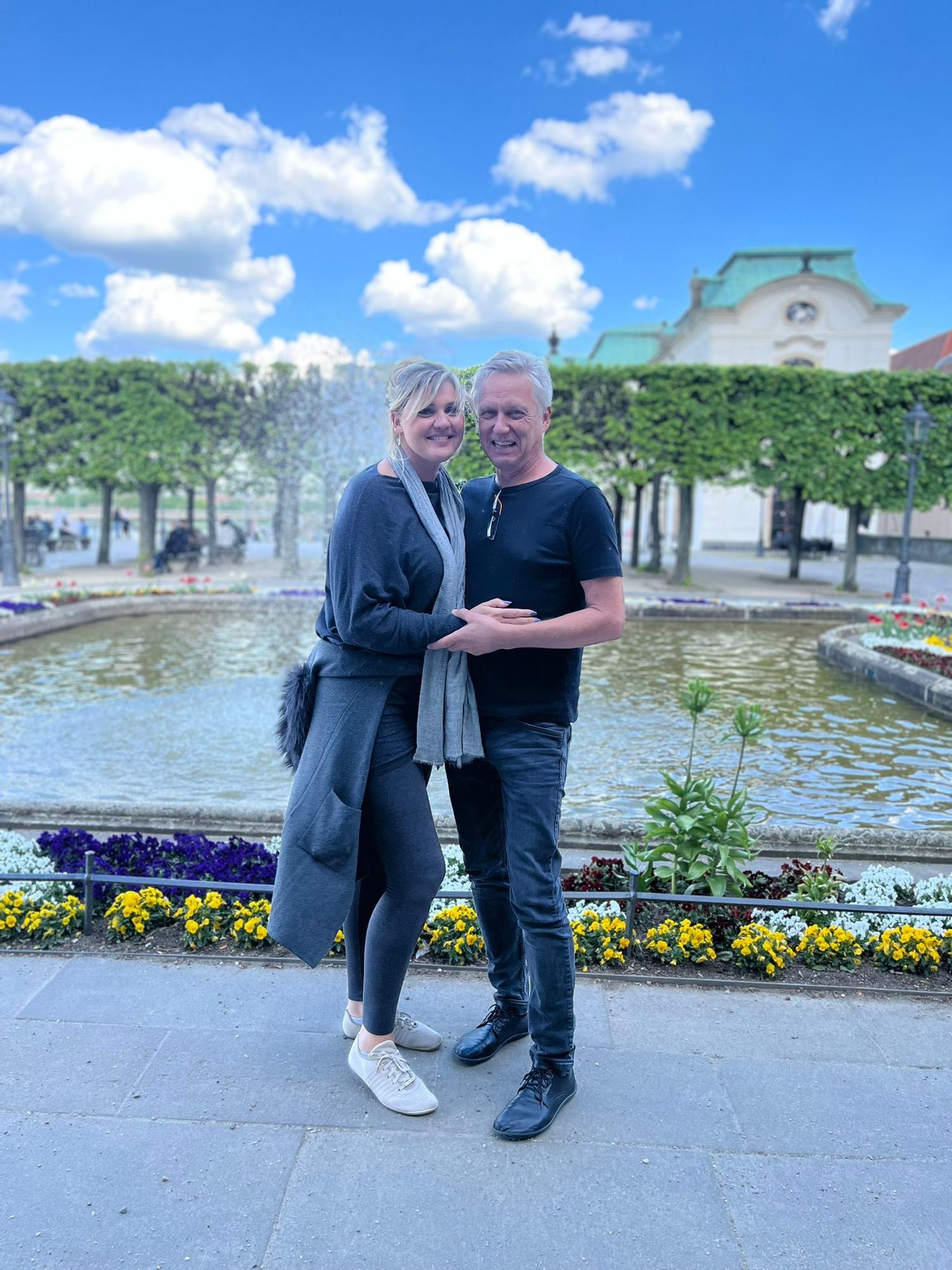 Jenny und Achim Thiesen während ihres Deutschland-Aufenthalts.