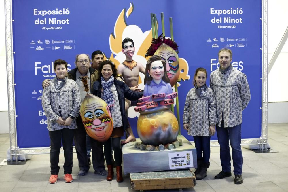 Primera jornada de entrega de ninots de las Fallas 2020