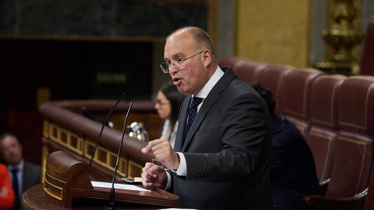 Miguel Tellado en el Congreso.