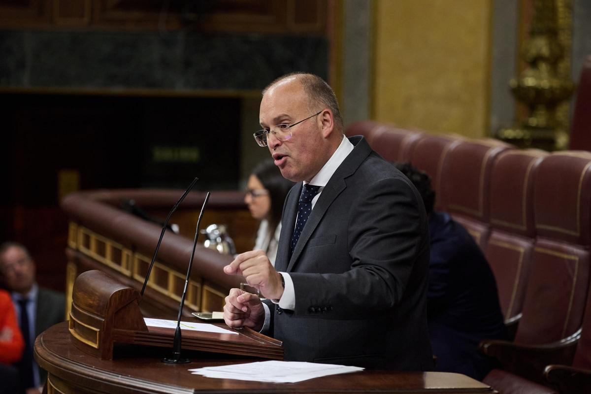 Miguel Tellado en el Congreso.