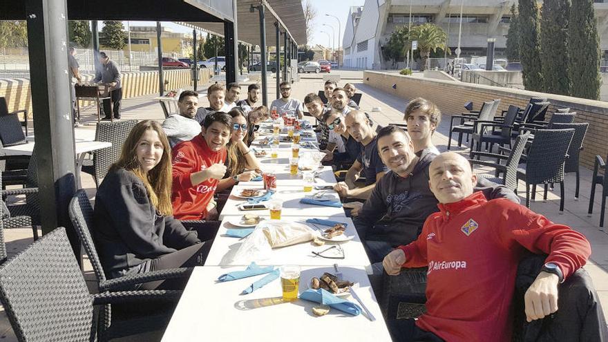 La plantilla del Palma Futsal celebró una comida de compañerismo.