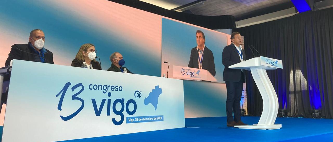 Javier Guerra en el Congreso del PP de este sábado