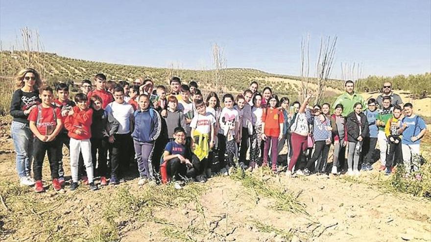 Comienza en Bujalance la 9ª campaña de plantación de árboles para escolares