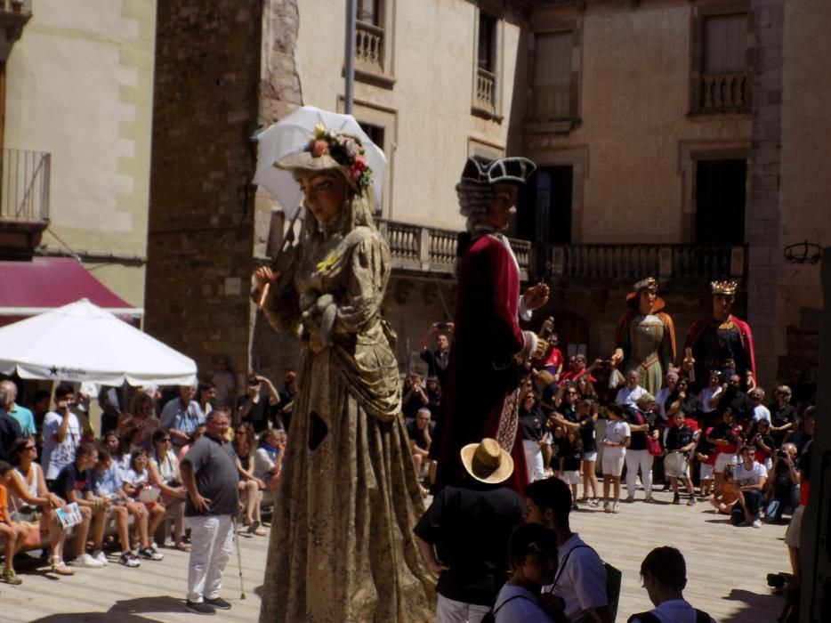 Trobada de gegants a Moià