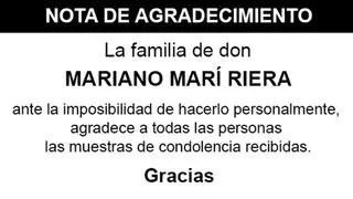 Nota Mariano Marí Riera