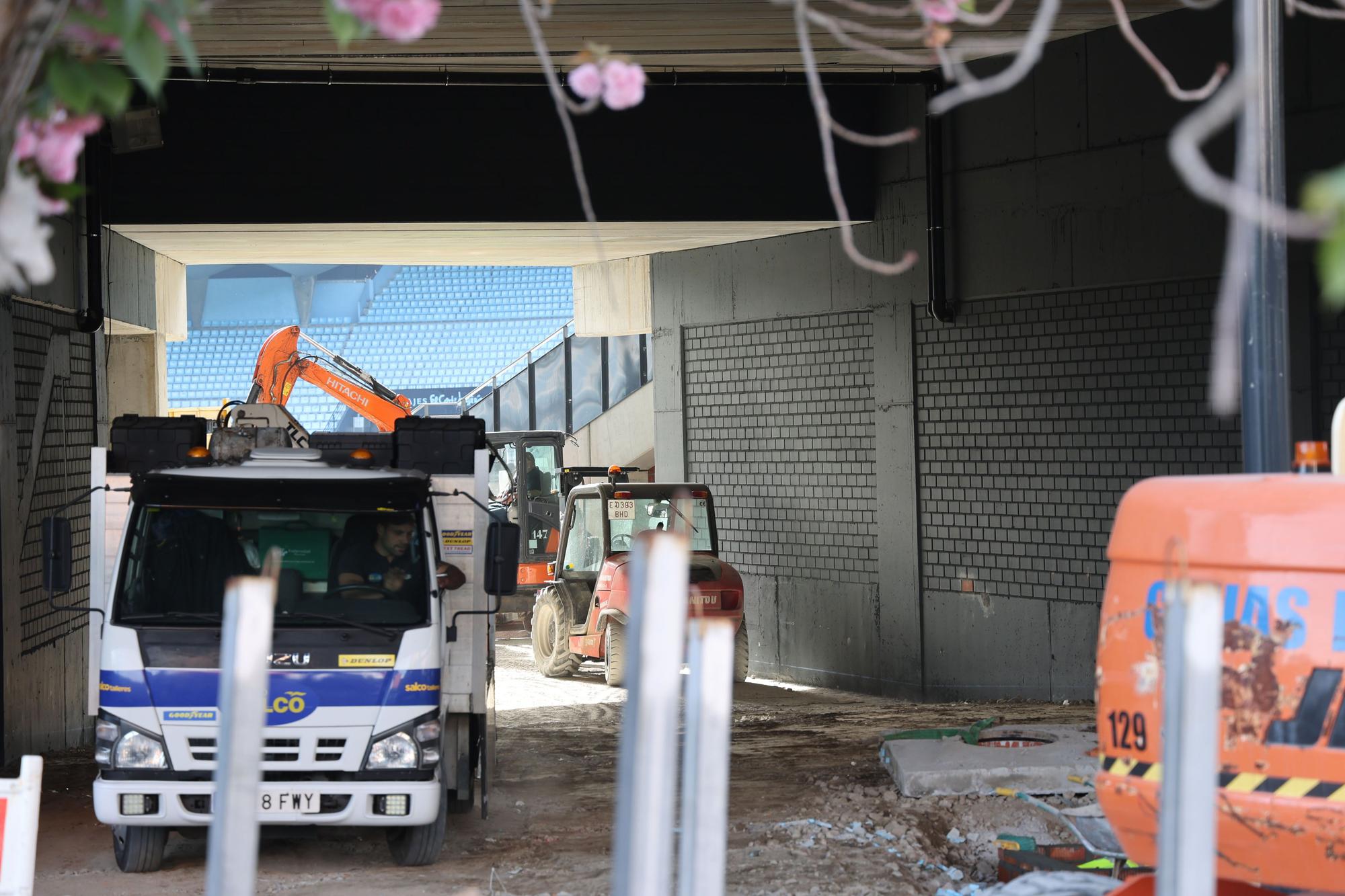 Así avanzan las obras de Balaídos para el concierto de Guns N' Roses