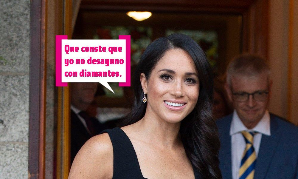 Meghan Markle no desayuna con diamantes