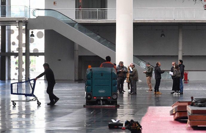 El gerente del área sanitaria visita Expocoruña