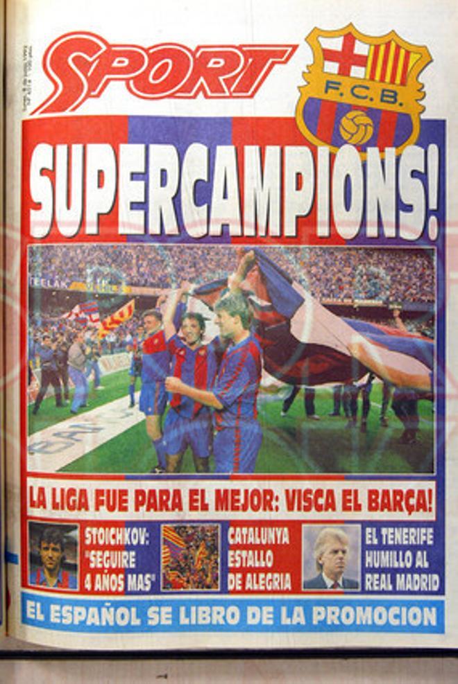 PORTADAS  SPORT BARÇA CAMPEÓN DE LIGA