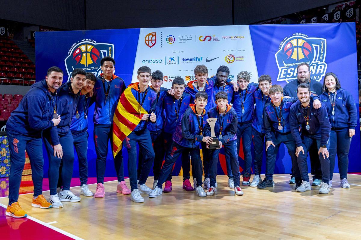 La selección Infantil masculina, subcampeona