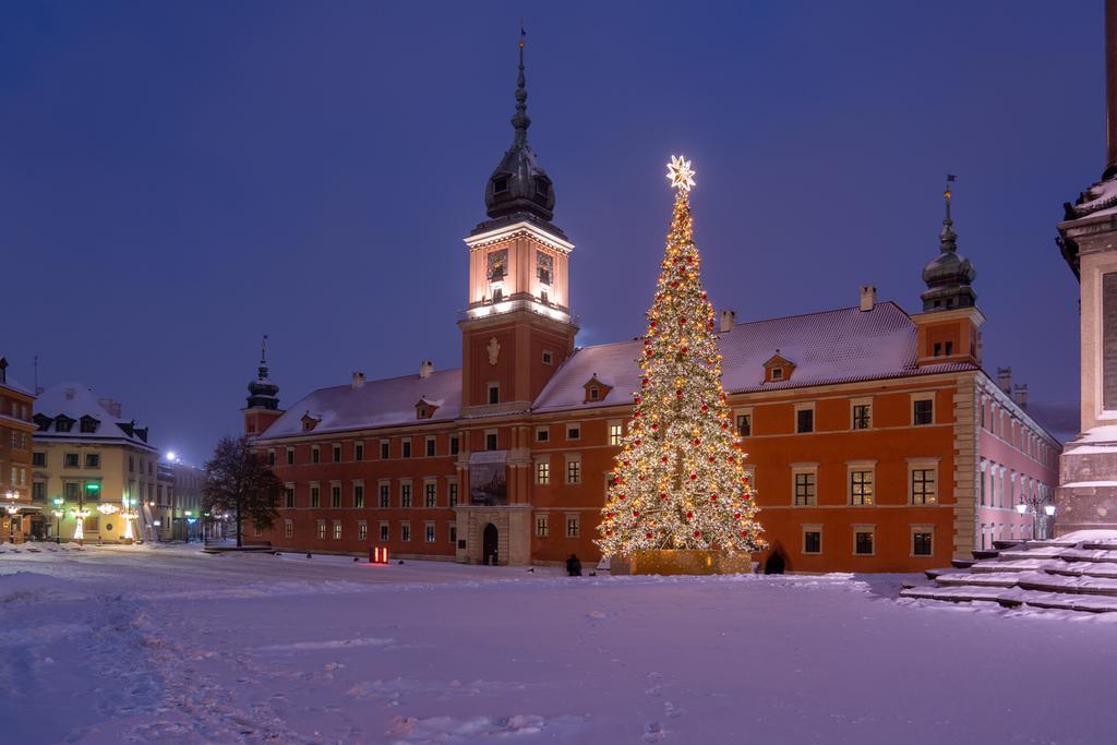Plaza del Castillo nevada en Navidad