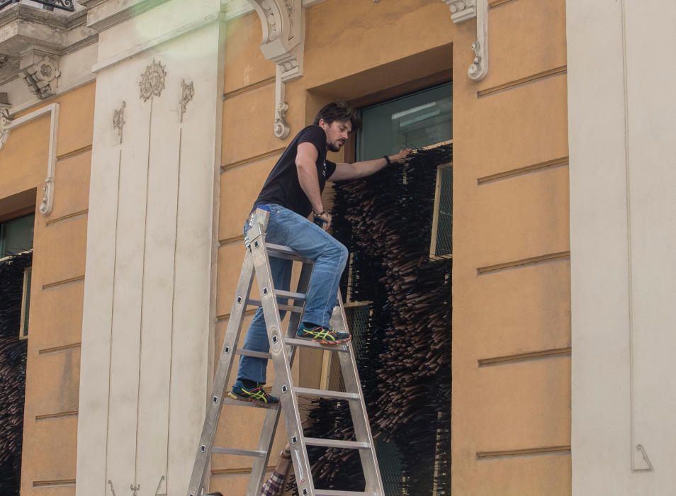 Instalaciones de arquitectura efímera en los museos de Alicante