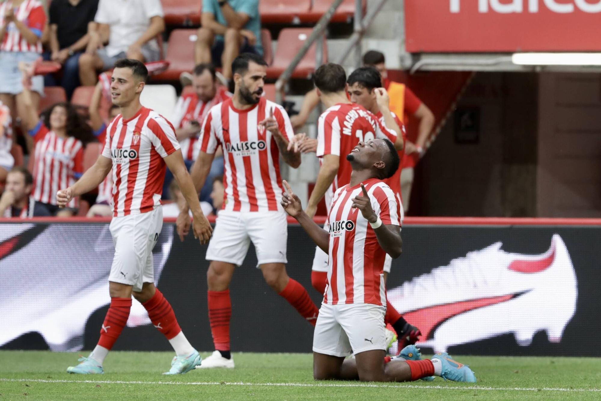 Así fue el partido entre el Sporting y el Mirandés