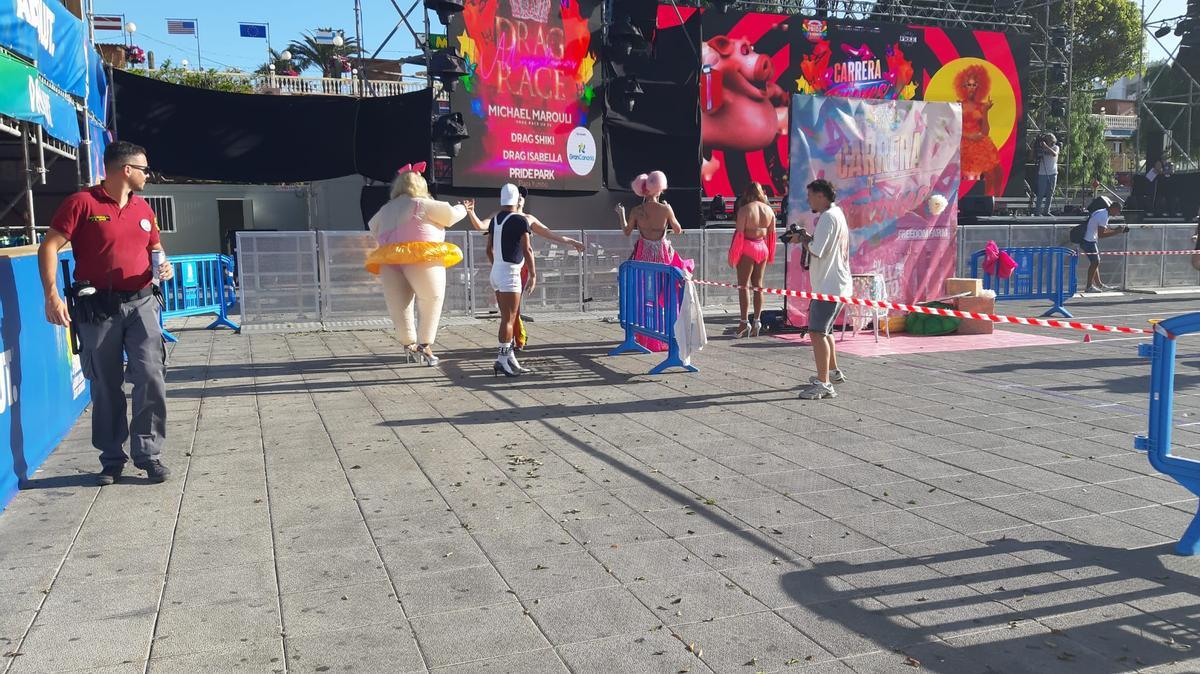 Carrera de tacones en el Pride Maspalomas 2024