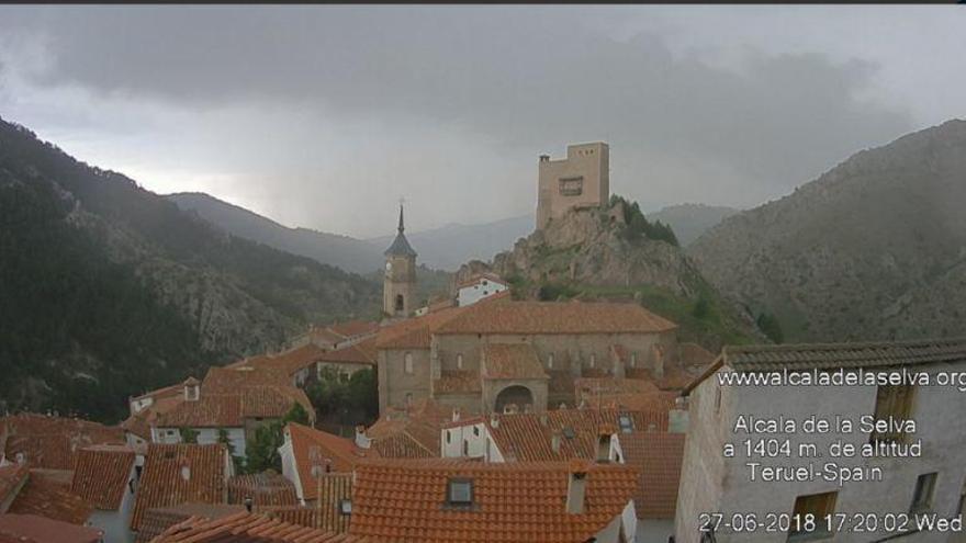 Se eleva a naranja la alerta por tormentas en la mayor parte de Teruel