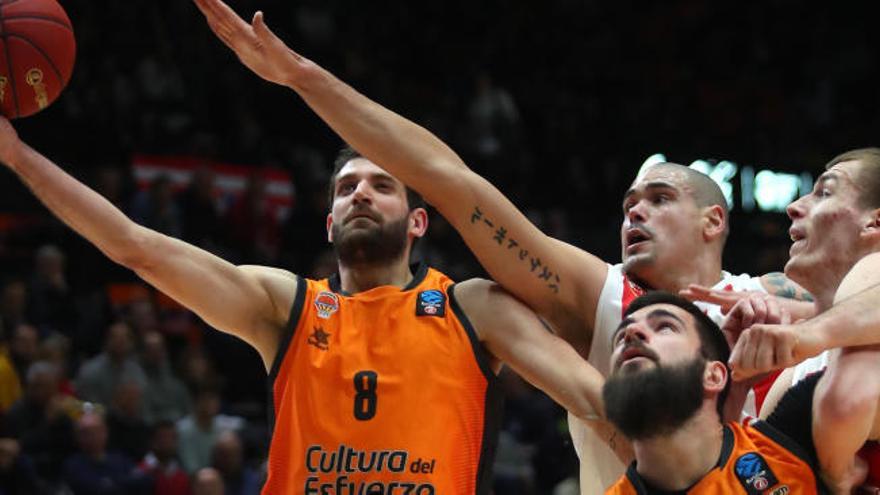 Último partido entre el Valencia Basket y el Estrella Roja en la Eurocup