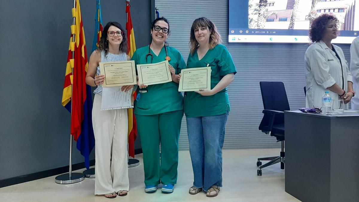 Premio a la Mejor sesión general, otorgado en el acto celebrado en el Hospital General de Elche