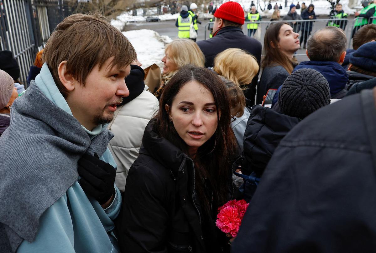 Funeral y ceremonia de despedida del político opositor ruso Alexei Navalny en Moscú