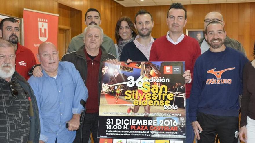 La San Silvestre se presentó en el ayuntamiento de Elda.